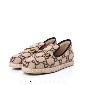 COPY - Gucci Womens wool shoes loafers